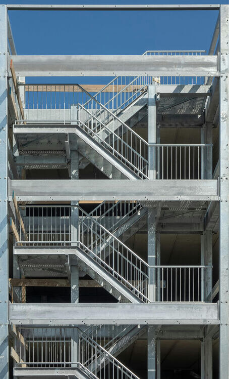 Structural Steel Skeleton Stairs